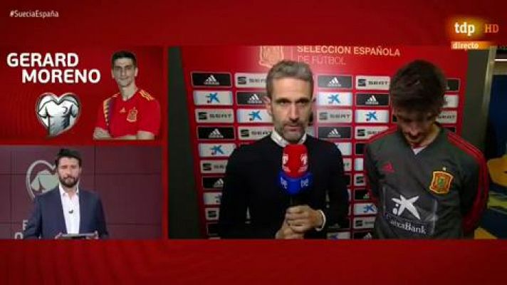 Gerard Moreno: "Debutar con la selección es lo máximo"