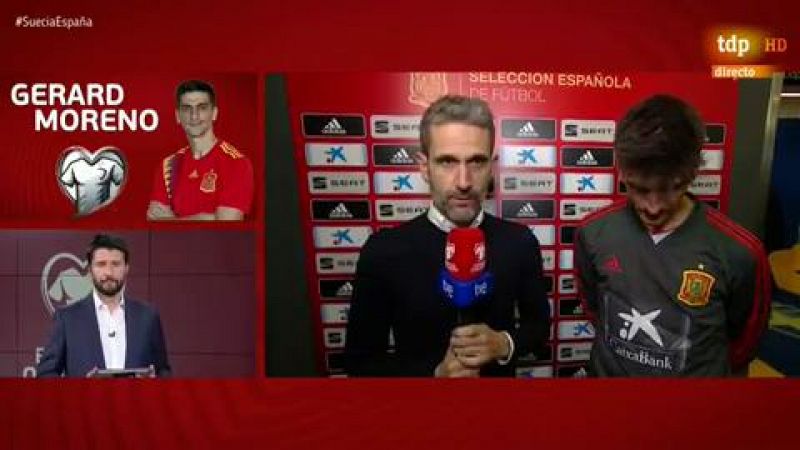 Gerard Moreno: "Debutar con la selección es lo máximo"