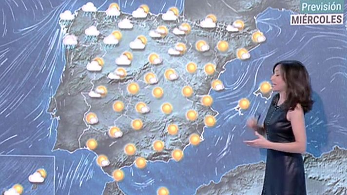 Lluvias fuertes en el noroeste y temperaturas al alza en todo el país