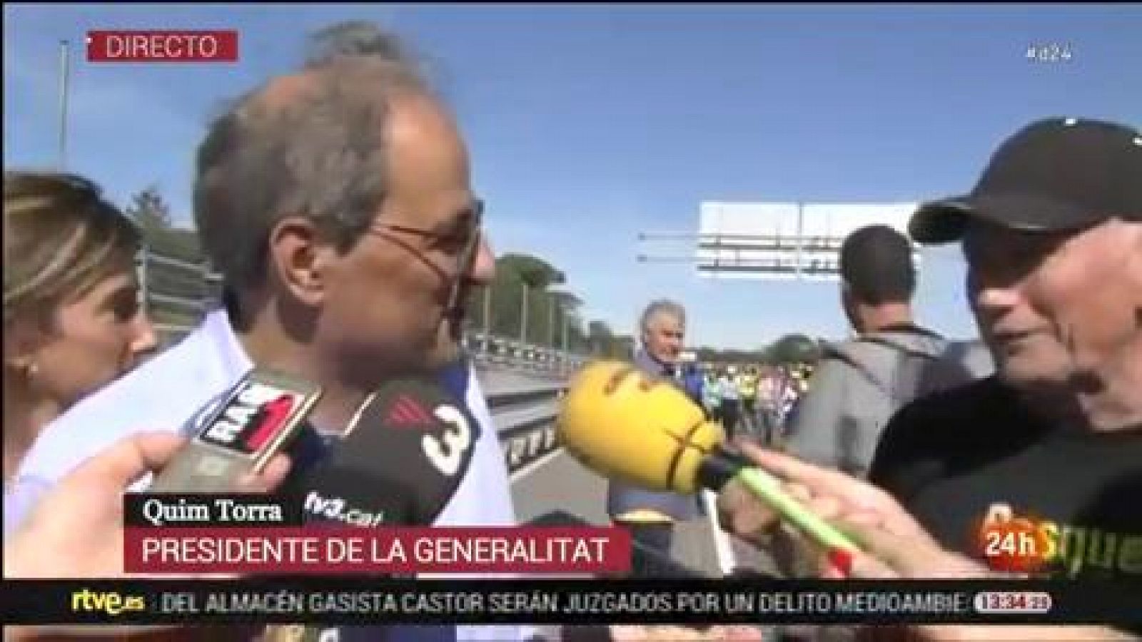 Torra defiende el derecho de "autodeterminación" y se une a las marchas - Informativo 24h | Ver