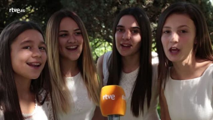 Melani subirá escenario Eurovisión Junior cuatro coristas