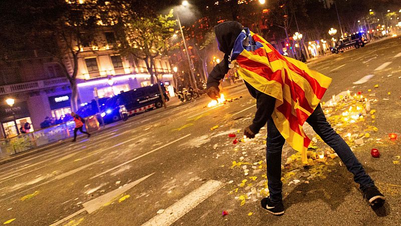 Respuesta tibia del Govern a los altercados del martes en Barcelona