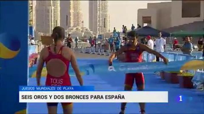 España domina el medallero en los Juegos Mundiales de Playa