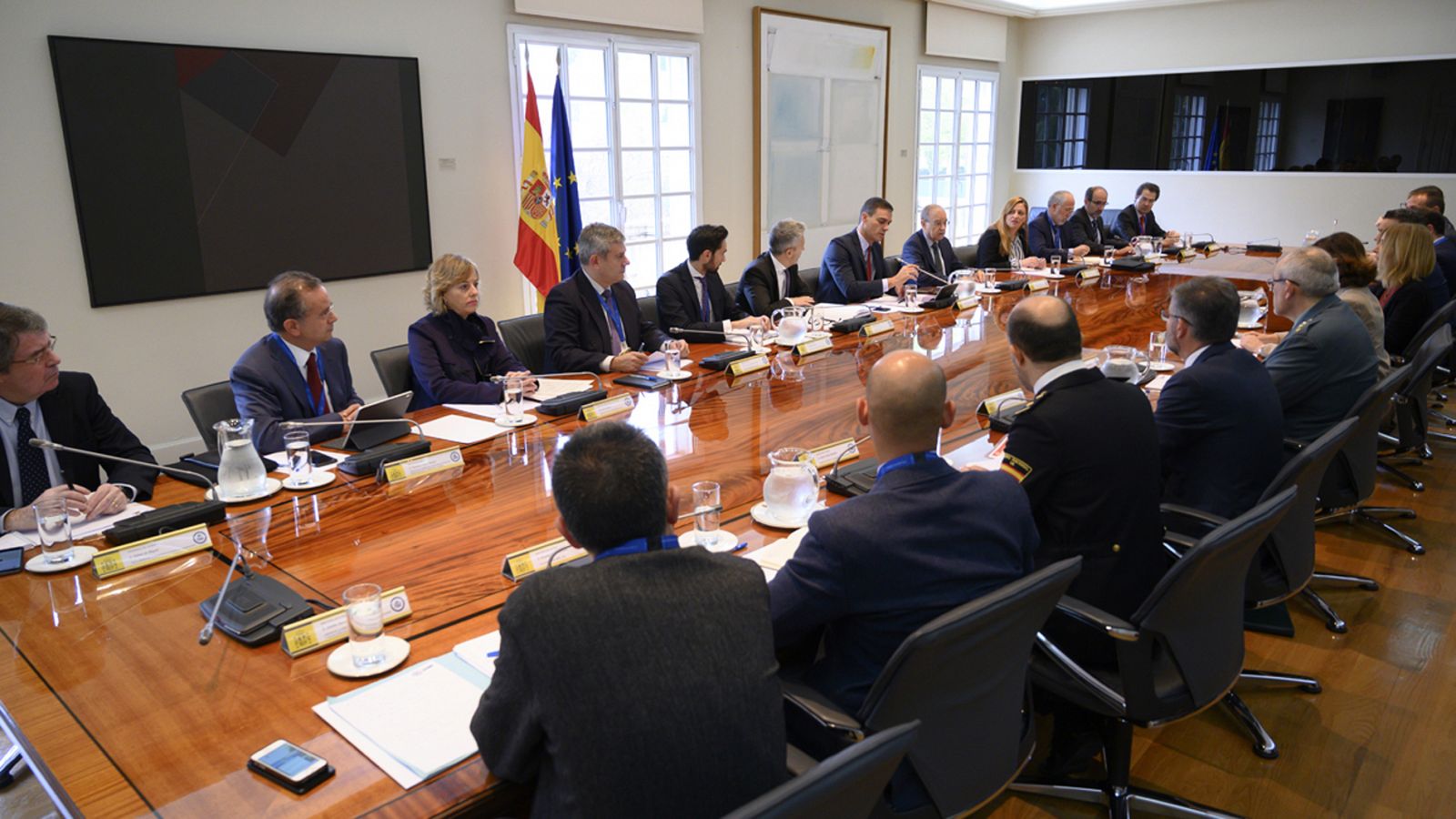 Sentencia 'procés':  Sánchez preside la reunión del Comité de Coordinación sobre la situación en Cataluña