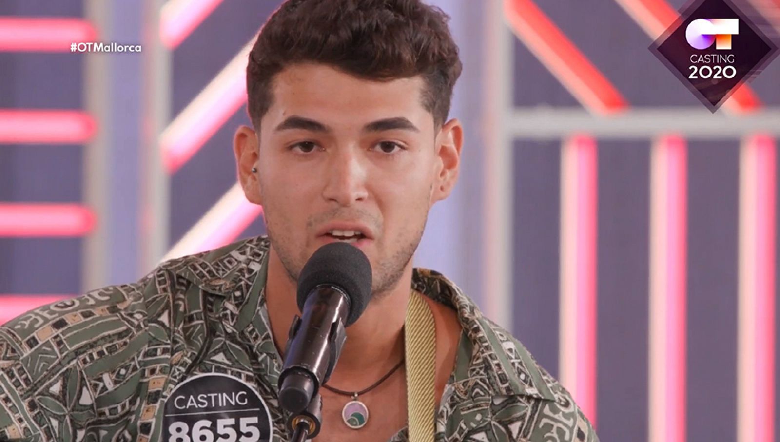 Adrián es cantante y marinero en el casting de Operación Triunfo 2020 en Palma de Mallorca