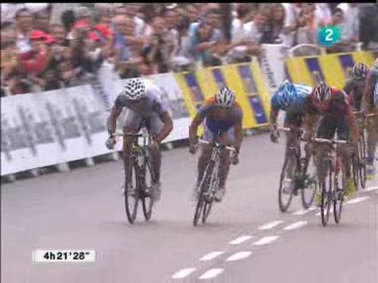 Hushovd gana la 6º etapa al sprint