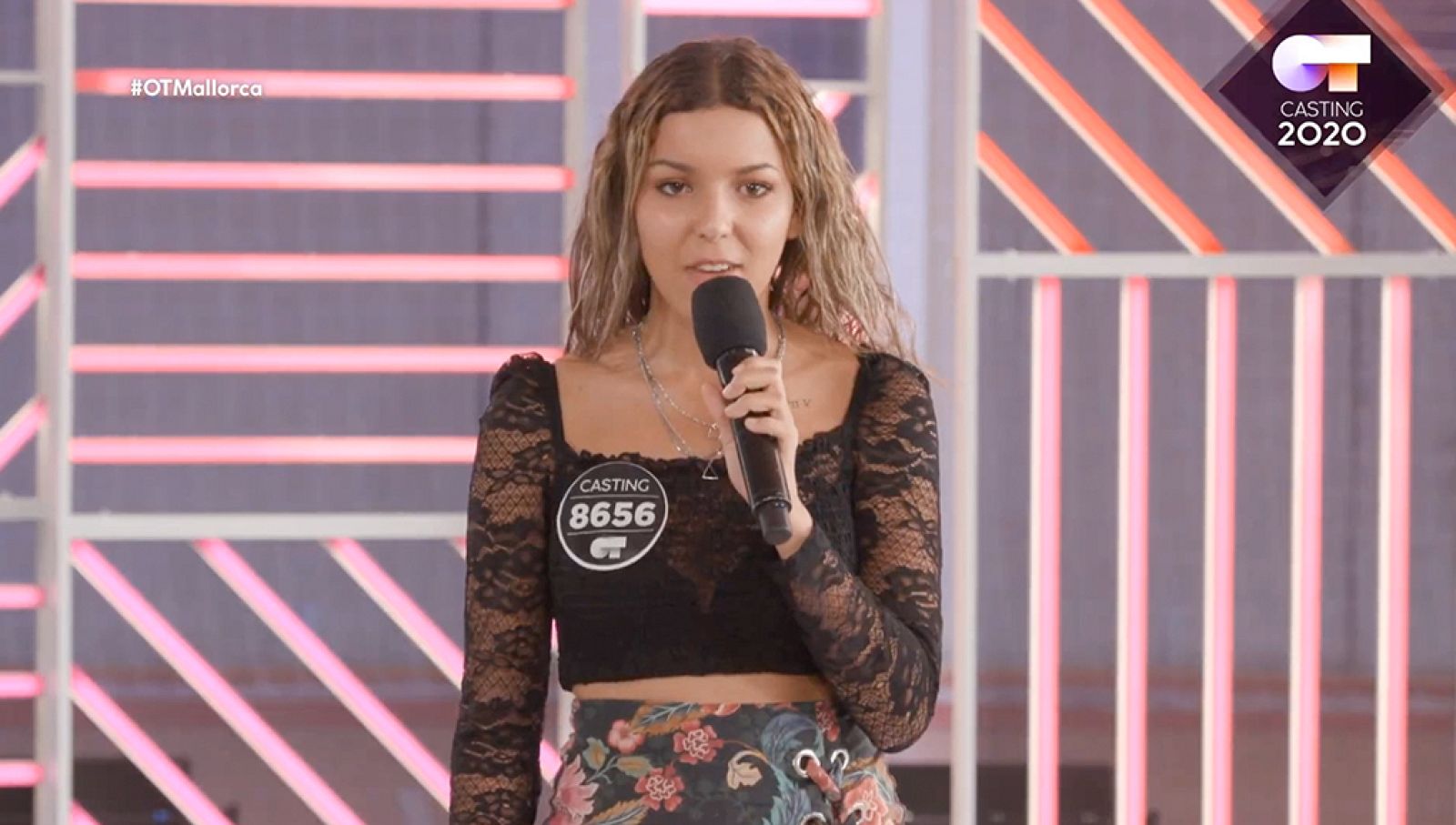 Lyna canta una canción en francés, "Ma philosophie",  en la fase 2 del casting OT 2020 Palma de Mallorca