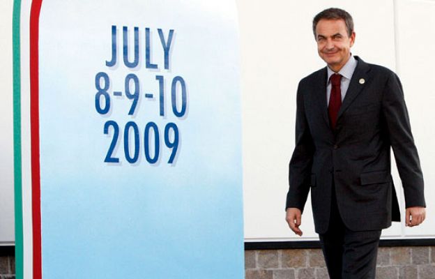 Zapatero llega a Roma