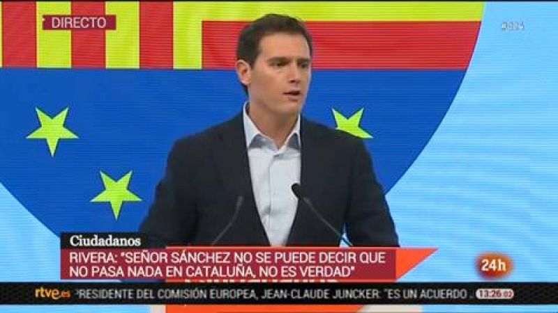 Albert Rivera reprocha que el Gobierno hable de "normalidad" en Barcelona