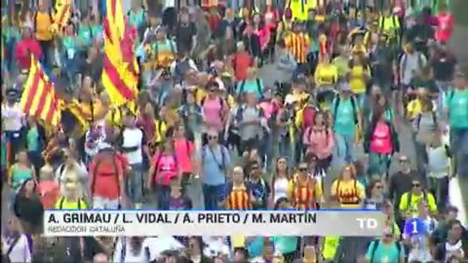 Sentencia 'procés': Las "Marchas por la libertad" llegan a Barcelona desde distintos puntos de Cataluña