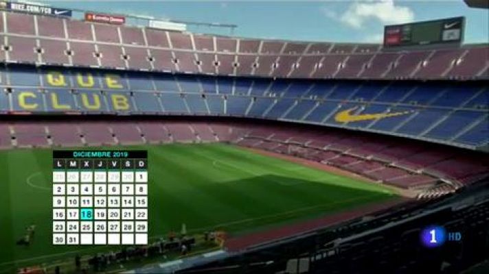 Telediario 1 - El 18 de diciembre, fecha más probable para el Clásico