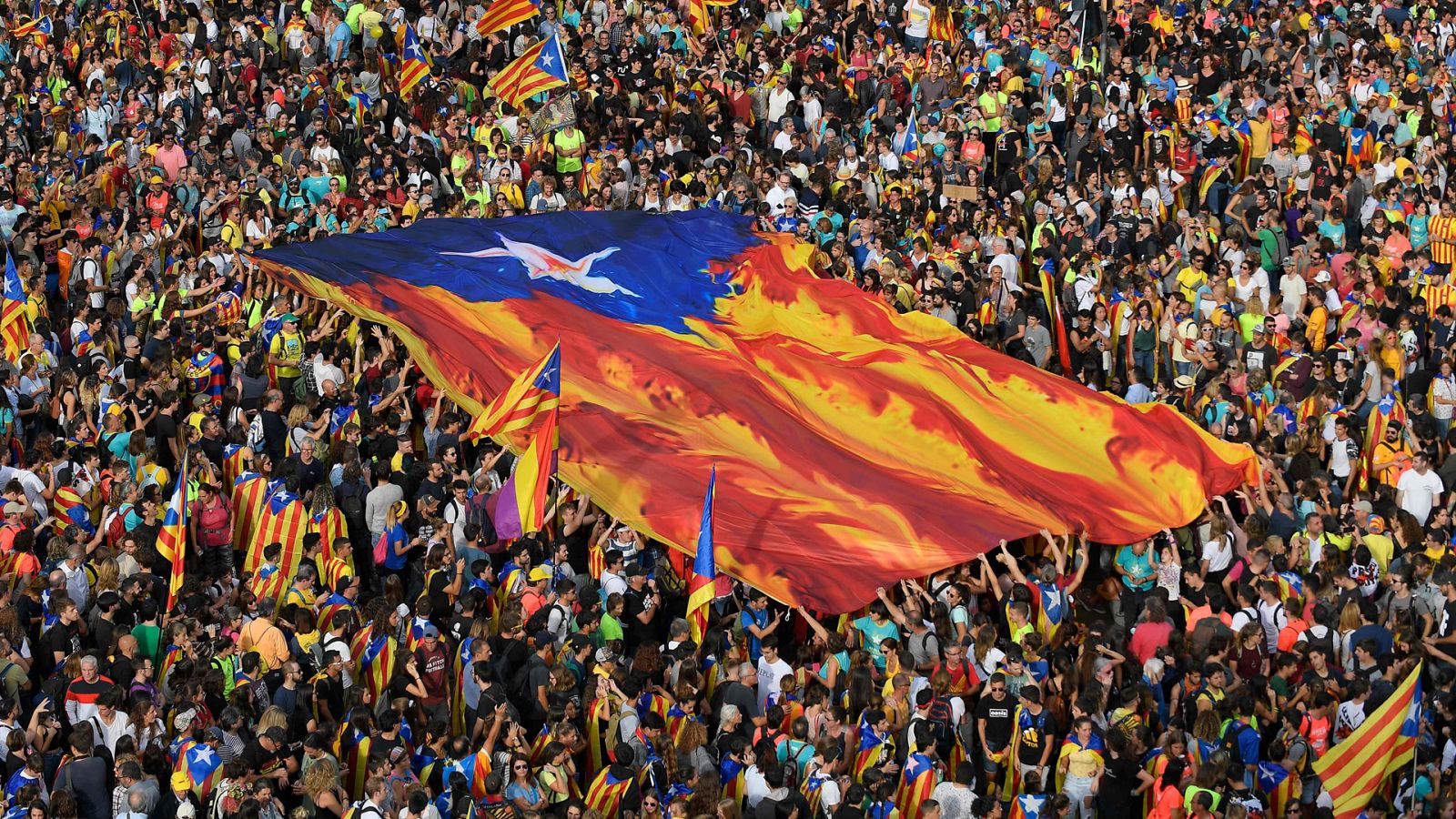 Huelga en Cataluña: La ANC llama a "defender y sostener" una declaración de independencia
