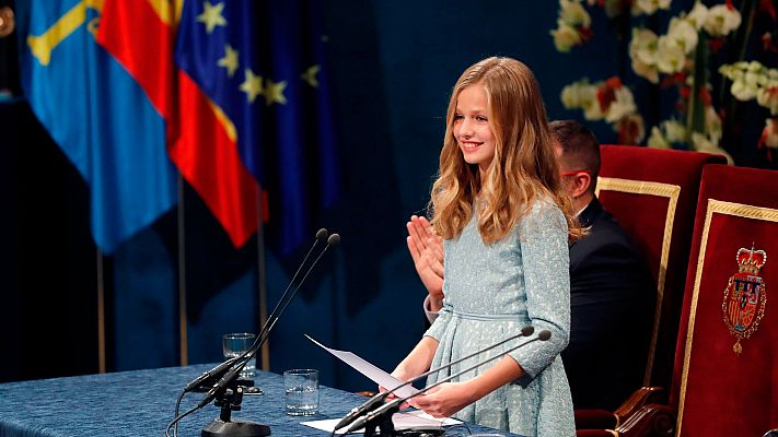 Premios Princesa de Asturias - Díscurso íntegro del primer discurso oficial de la princesa Leonor, que se compromete a "servir a España"