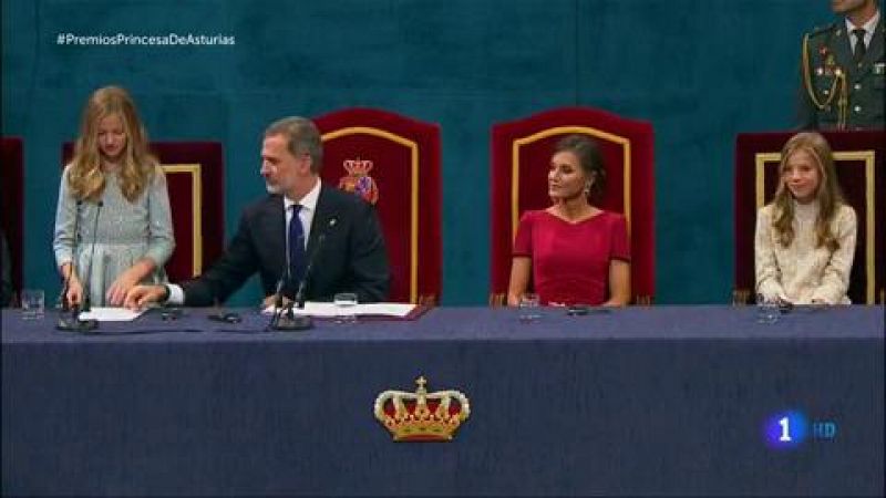 Dscurso ntegro del primer discurso oficial de la princesa Leonor, que se compromete a "servir a Espaa"