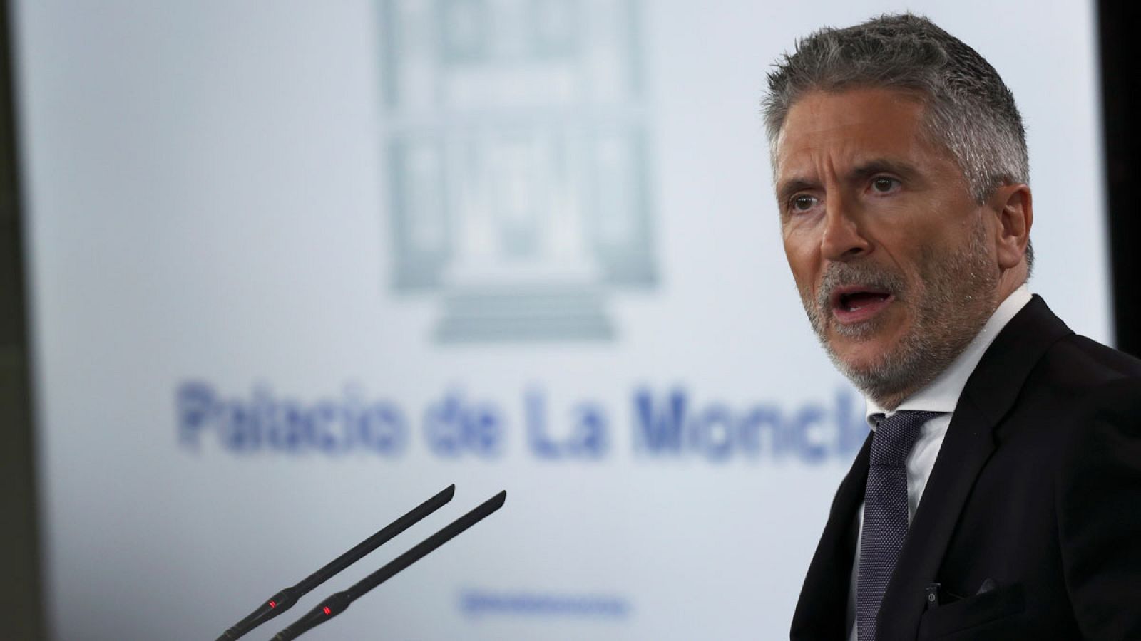 Marlaska avisa a los violentos: "Vamos a aplicar el código penal con toda contundencia"