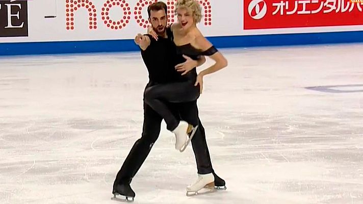 Patinaje sobre hielo - Skate América | Olivia Smart y Adrià Díaz acaban cuartos la primera jornada