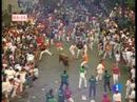 San Fermín - Peligroso cuarto encierro