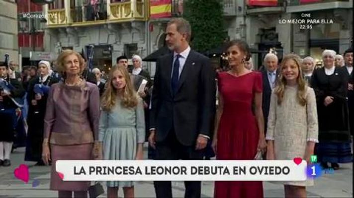 El primer discurso de la princesa Leonor en los Premios