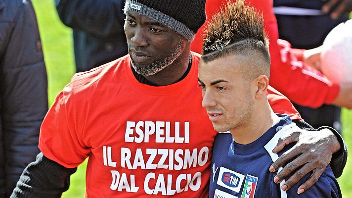 Telediario 1 - Italia no ataja el problema del racismo en el fútbol