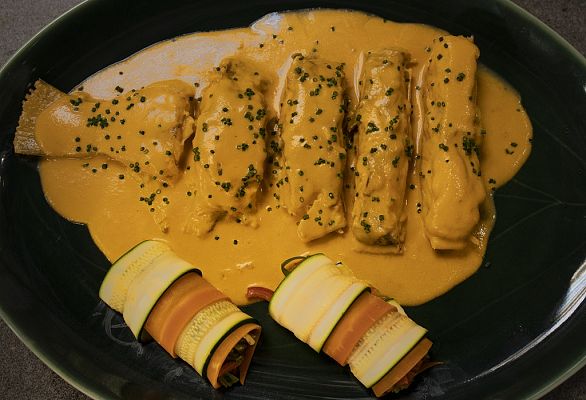 RTVE Cocina - "Gallo al azafrán con verduras" de Dani García