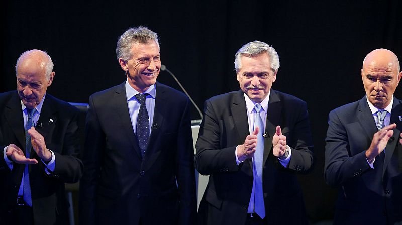 Macri y Fernández se enzarzan en un debate electoral a siete días de las elecciones argentinas
