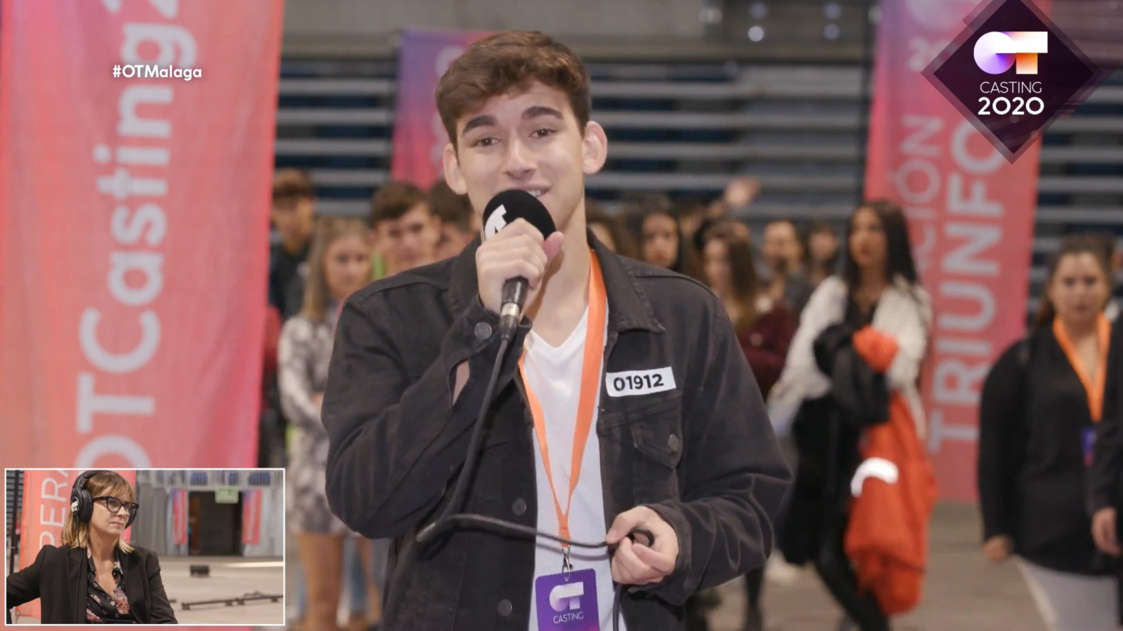 Segunda pegatina de la fase 1 del casting de OT 2020 en Málaga