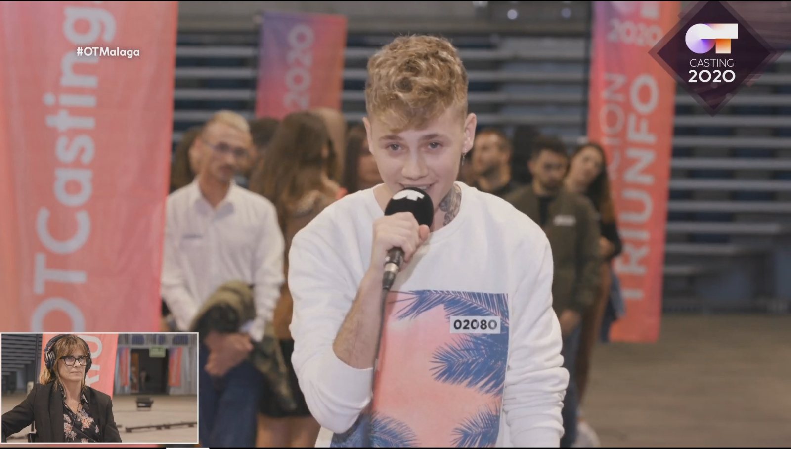  El chico tatuajes... ¿Le han gustado a Noemí en el casting de OT 2020 durante la fase 1 en Málaga?