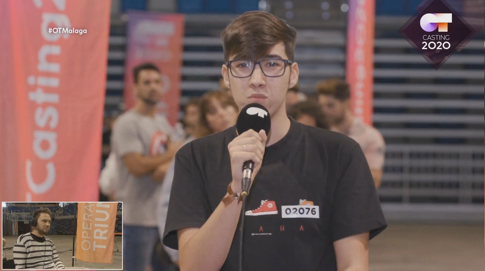 Sí, lo has visto bien... ¡pegatina! Casting OT 2020 fase 1 en Málaga