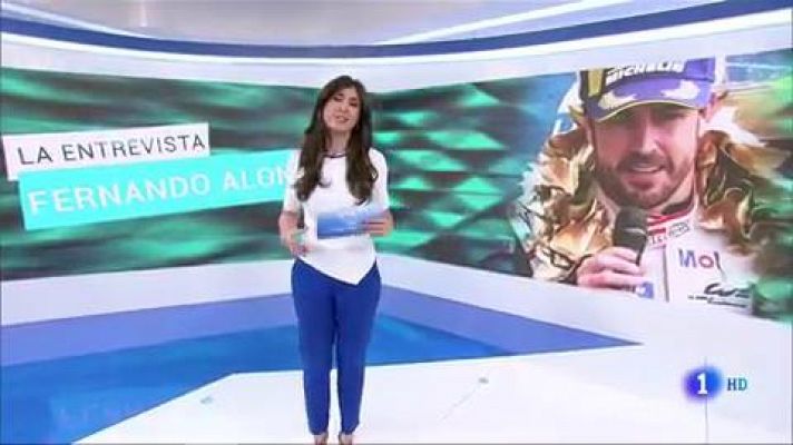 Telediario 1 - Fernando Alonso: "Mi vuelta a la Fórmula 1 en 2021 está al 50-50"
