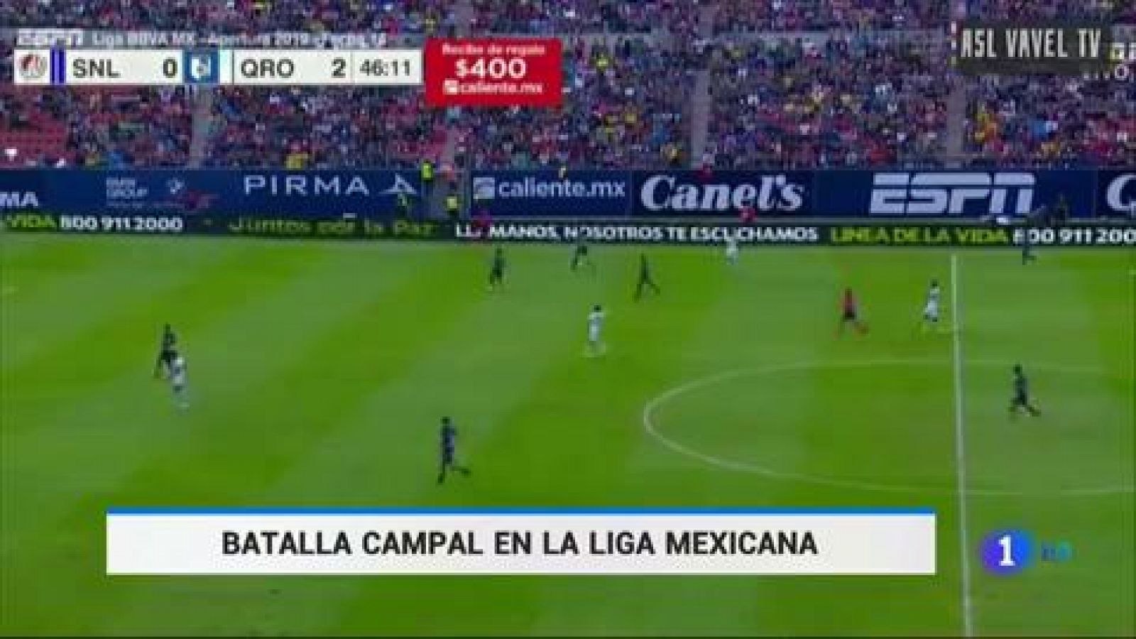 Fútbol | La violencia obliga a suspender el San Luis-Querétaro mexicano - rtve.es