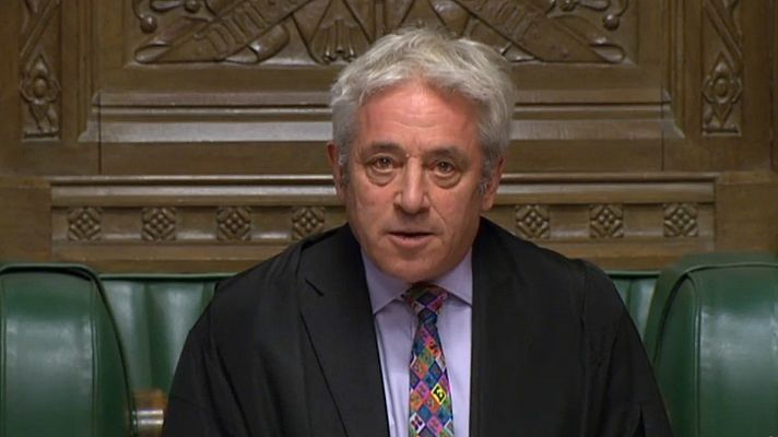 Bercow impide la votación decisiva del acuerdo del 'Brexit'