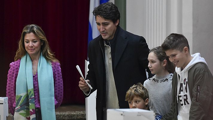 Justin Trudeau se juega su futuro político en las elecciones