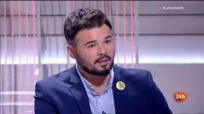 Rufían: "También hay fascistas con esteladas"