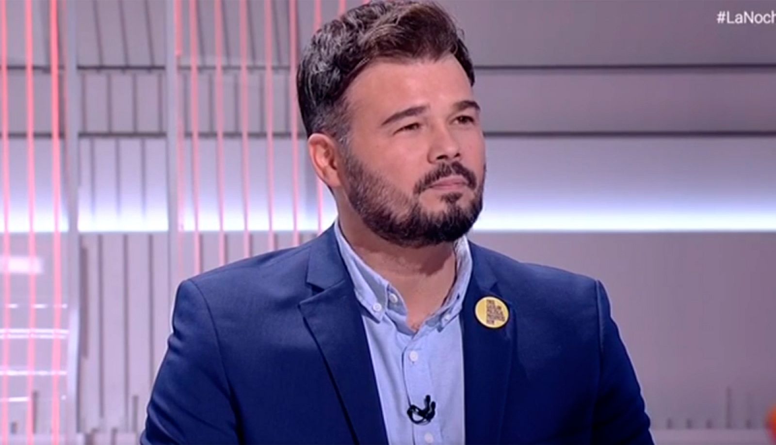 Rufián, sobre los disturbios en Cataluña: "Todo lo que ha pasado es un fracaso de la política" -RTVE.es - La noche en 24h | Ver