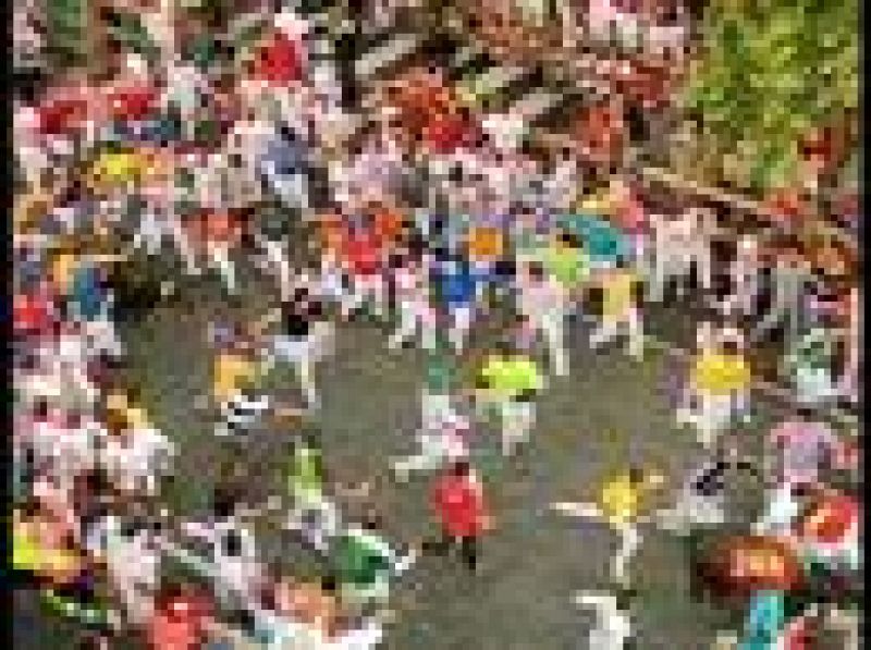 Cornada mortal en San Fermín