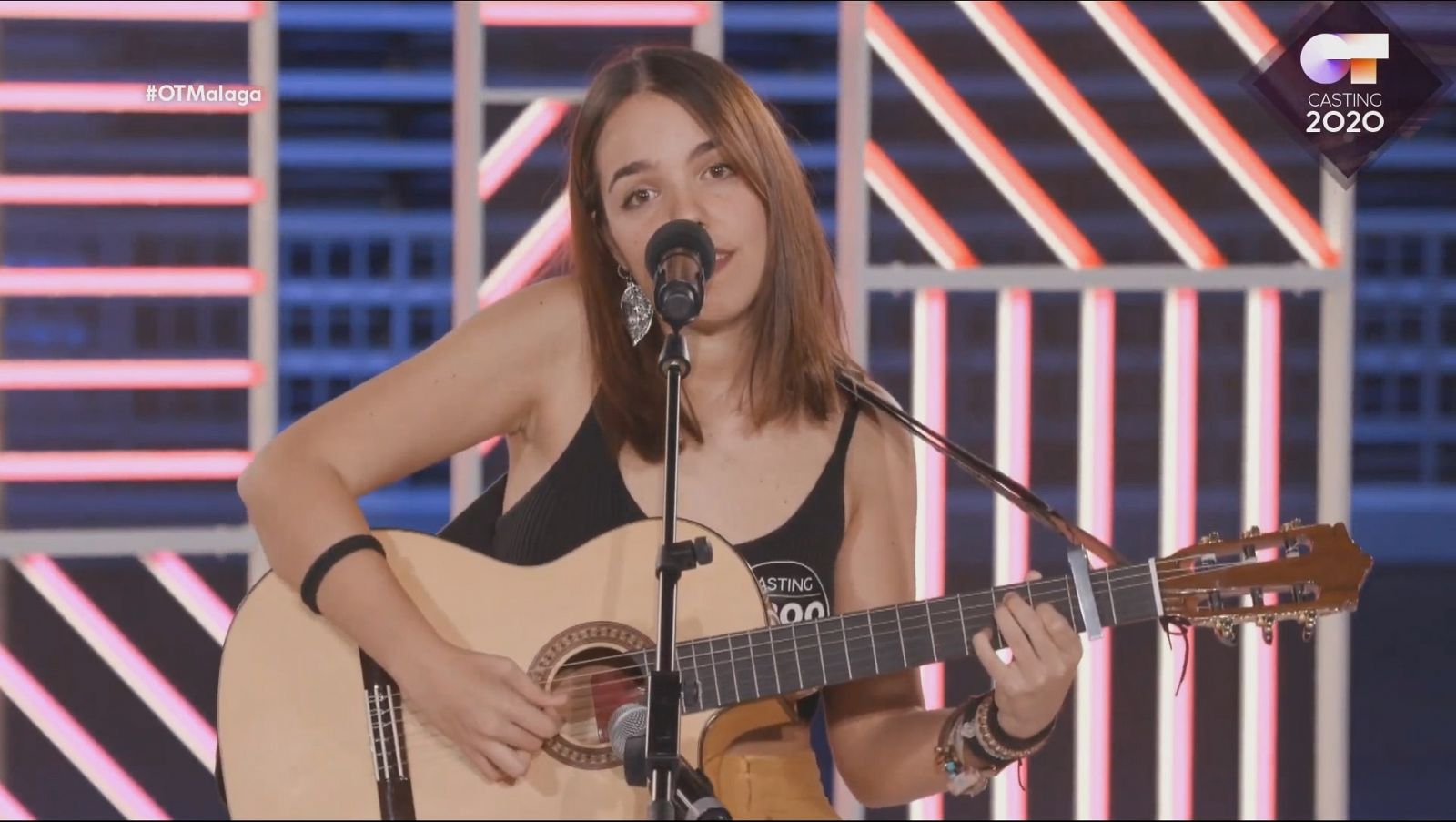 Angela cuenta que es una compositora prolífica en la fase 2 del casting de Málaga de OT 2020