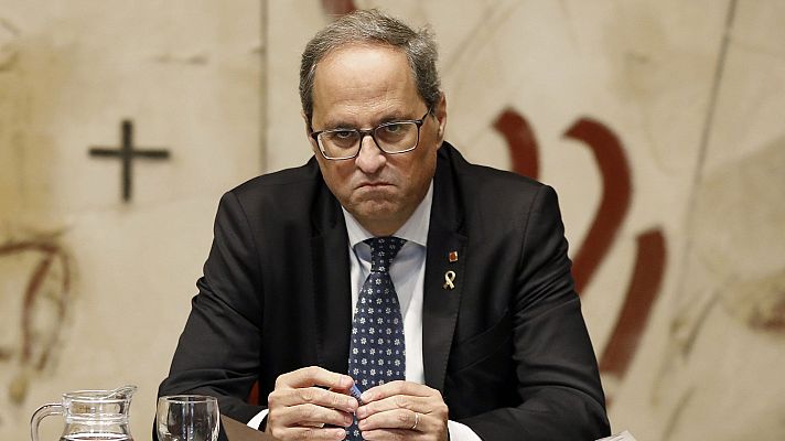 Torra advierte que "nadie" les prohibirá "nunca" seguir avanzando hacia "el derecho de autodeterminación"