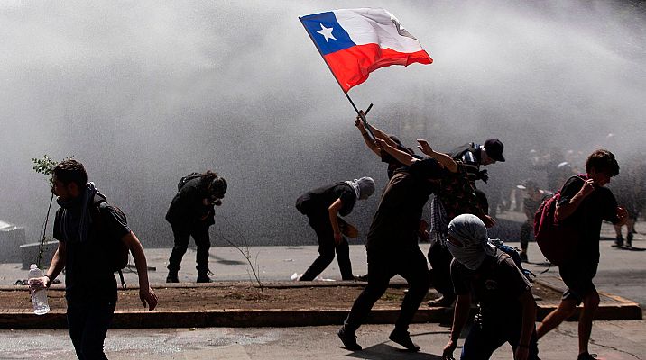 Continúan las protestas en Chile 