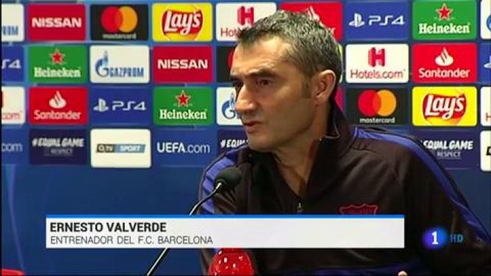 Telediario 1 - Valverde pide "sentido común" para la disputa del Clásico