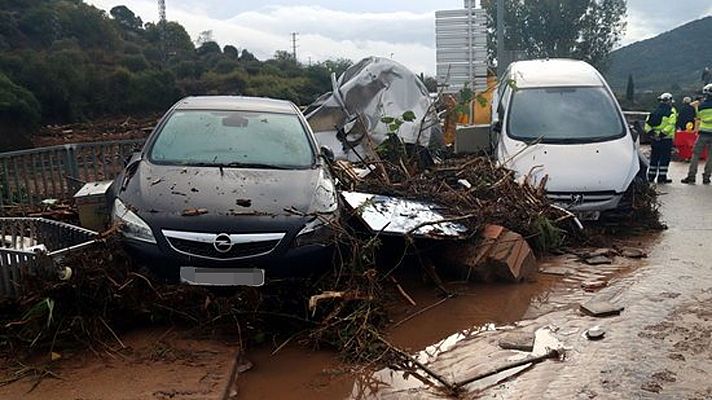 Un muerto y dos desaparecidos en Cataluña por el temporal de lluvia