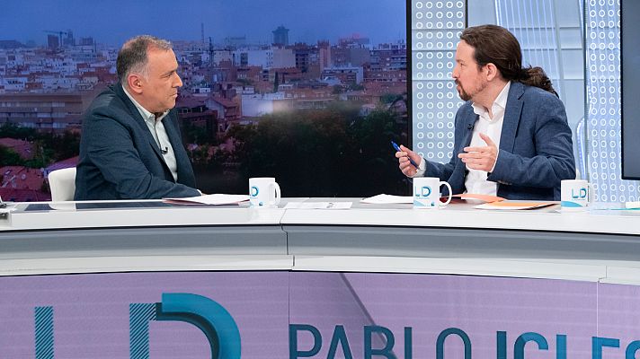 Telediario 1 - Iglesias cree que "no se debería hacer electoralismo" con la exhumación de Franco
