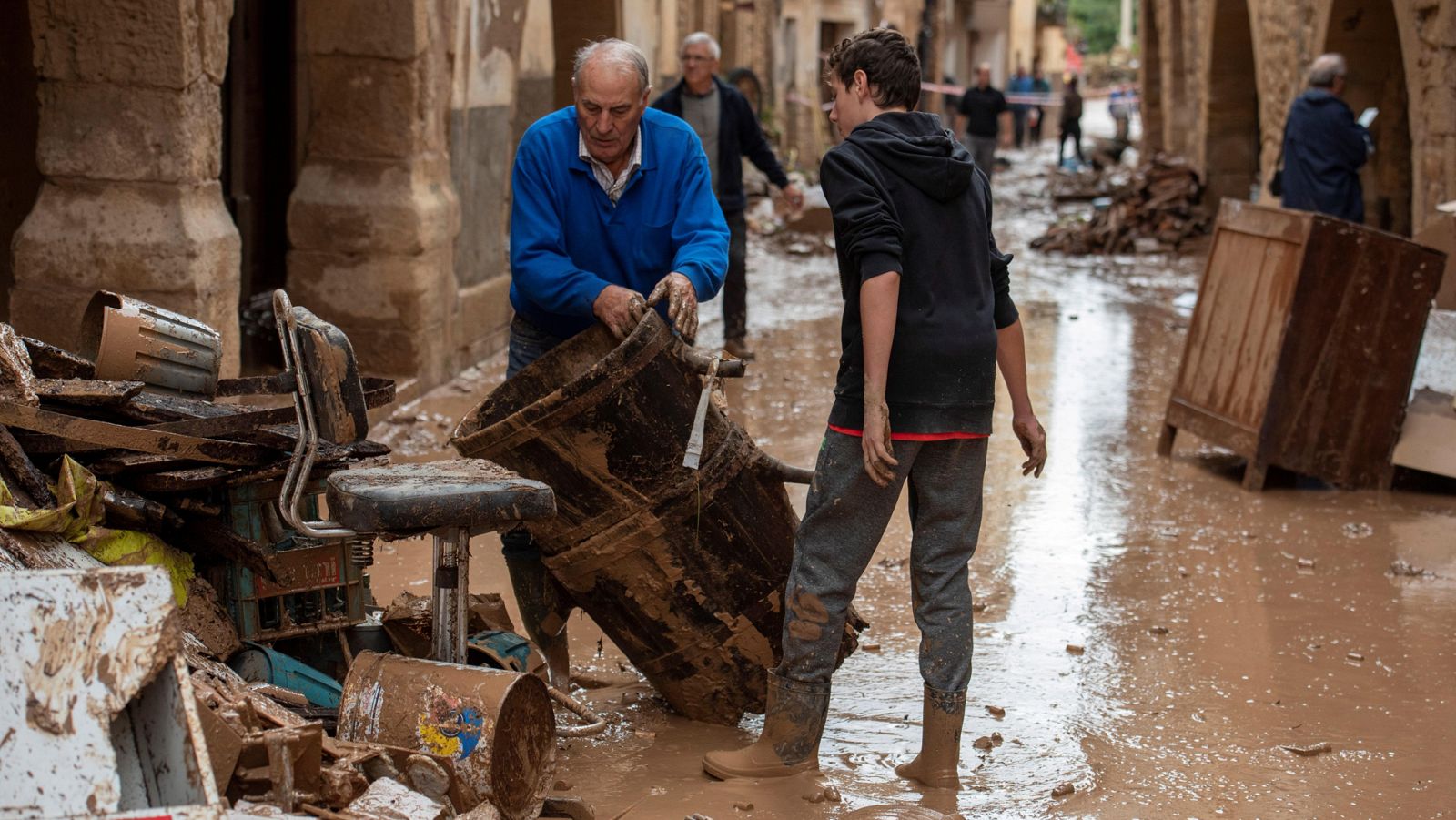 Temporal en Cataluña: "Yo me cogí a un árbol y sálvese quien pueda"