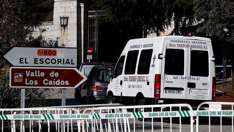 Todo listo en el Valle de los Caídos para la exhumación de Franco
