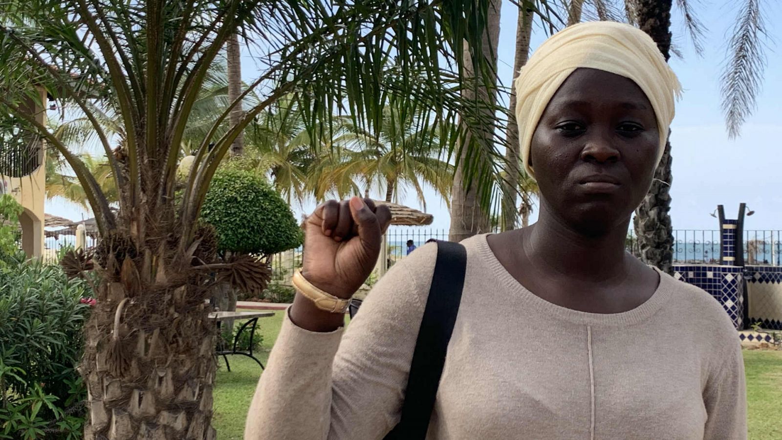 Fatou Jagne: "Lo estoy haciendo por la humanidad, porque lo ví y lo sufrí"
