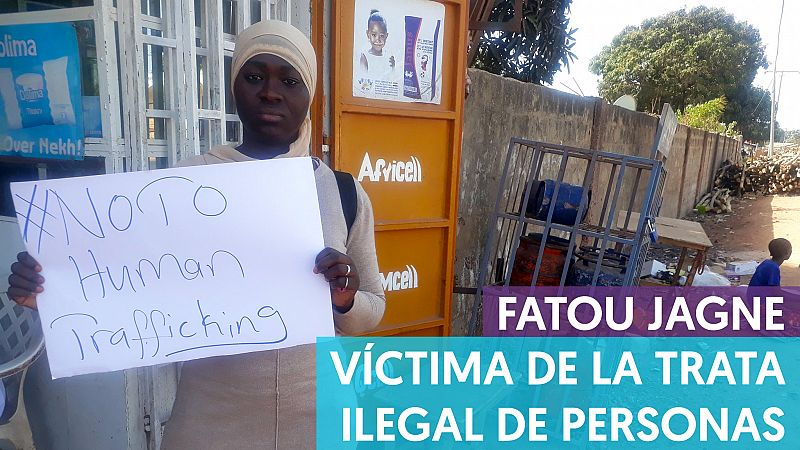 Fatou, víctima de la trata ilegal de personas