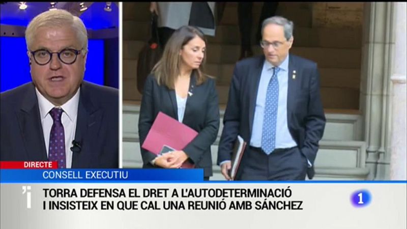 Torra defensa el dret a l'autodeterminació