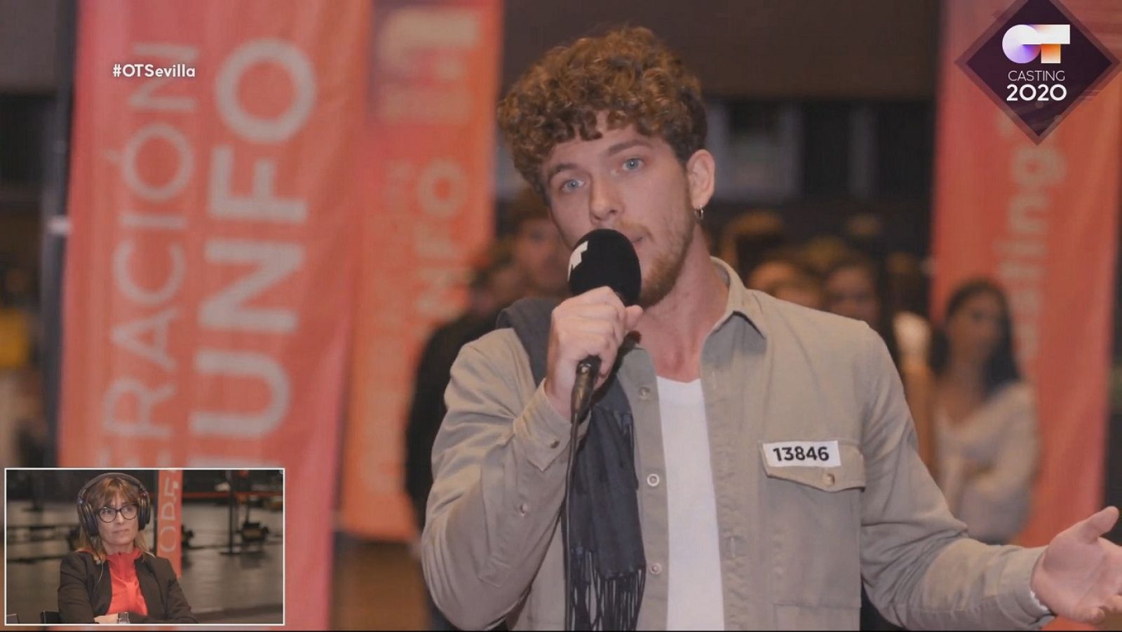 Un chico canta "La música no se toca" de Alejandro Sanz en la Fase 1 del casting OT 2020 en Sevilla