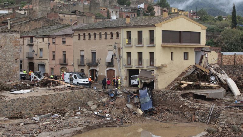 Los daños después del temporal de Cataluña