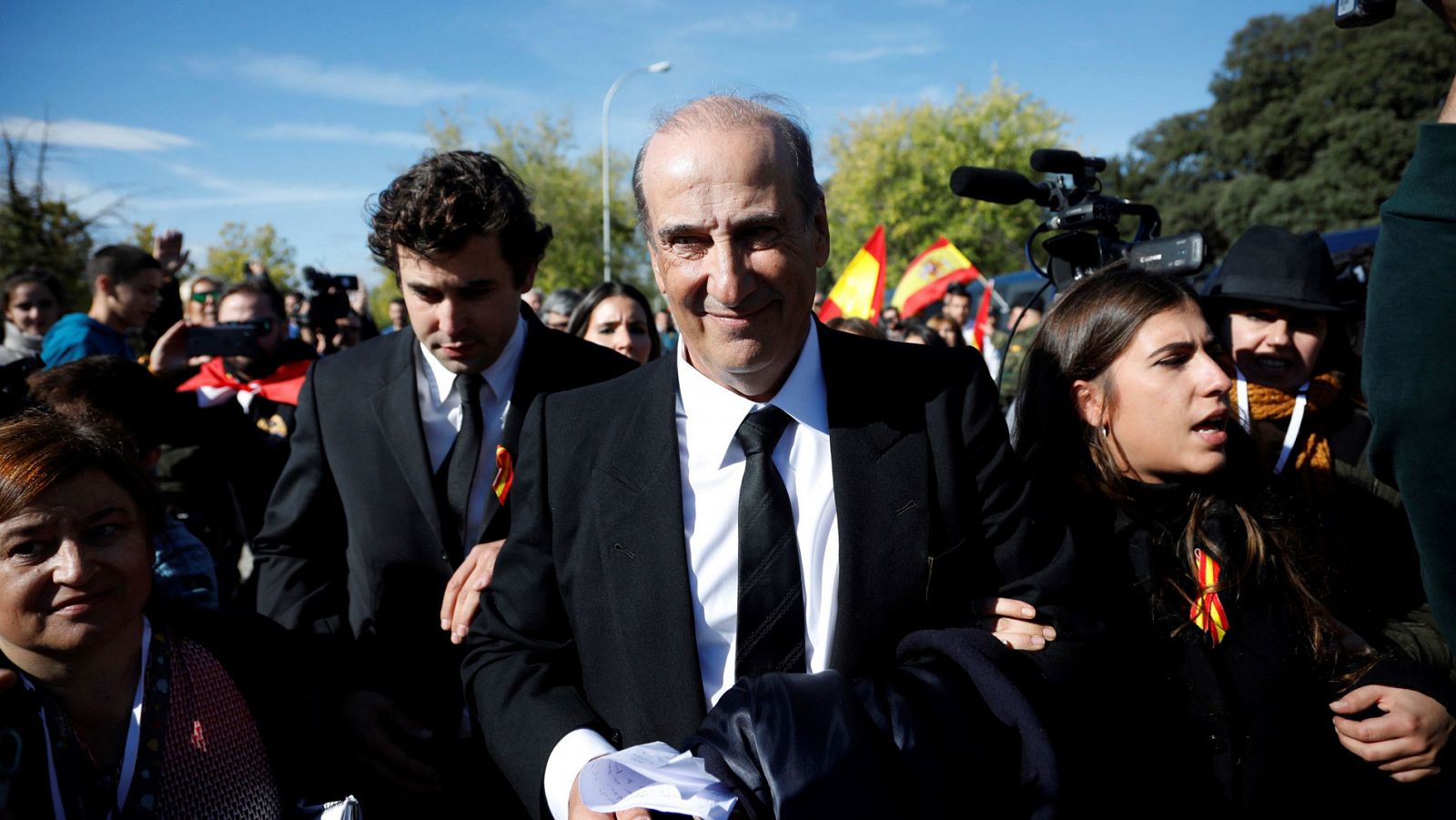 Exhumación Franco: Francis Franco: "Simplemente hemos acompañado a mi abuelo"