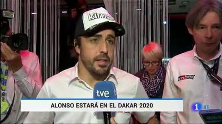 Telediario 1 - Fernando Alonso correrá el Dakar 2020